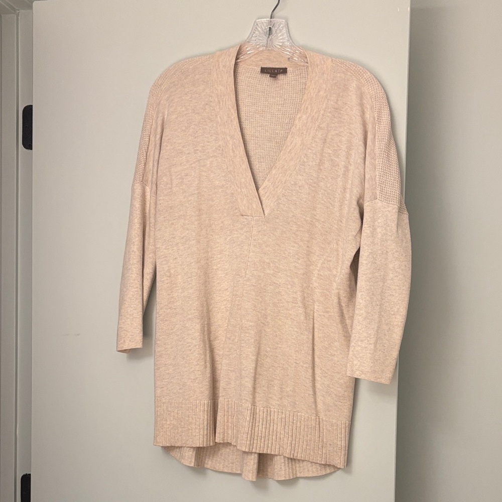 Lilla P V-Neck Sweater - Light Tan
